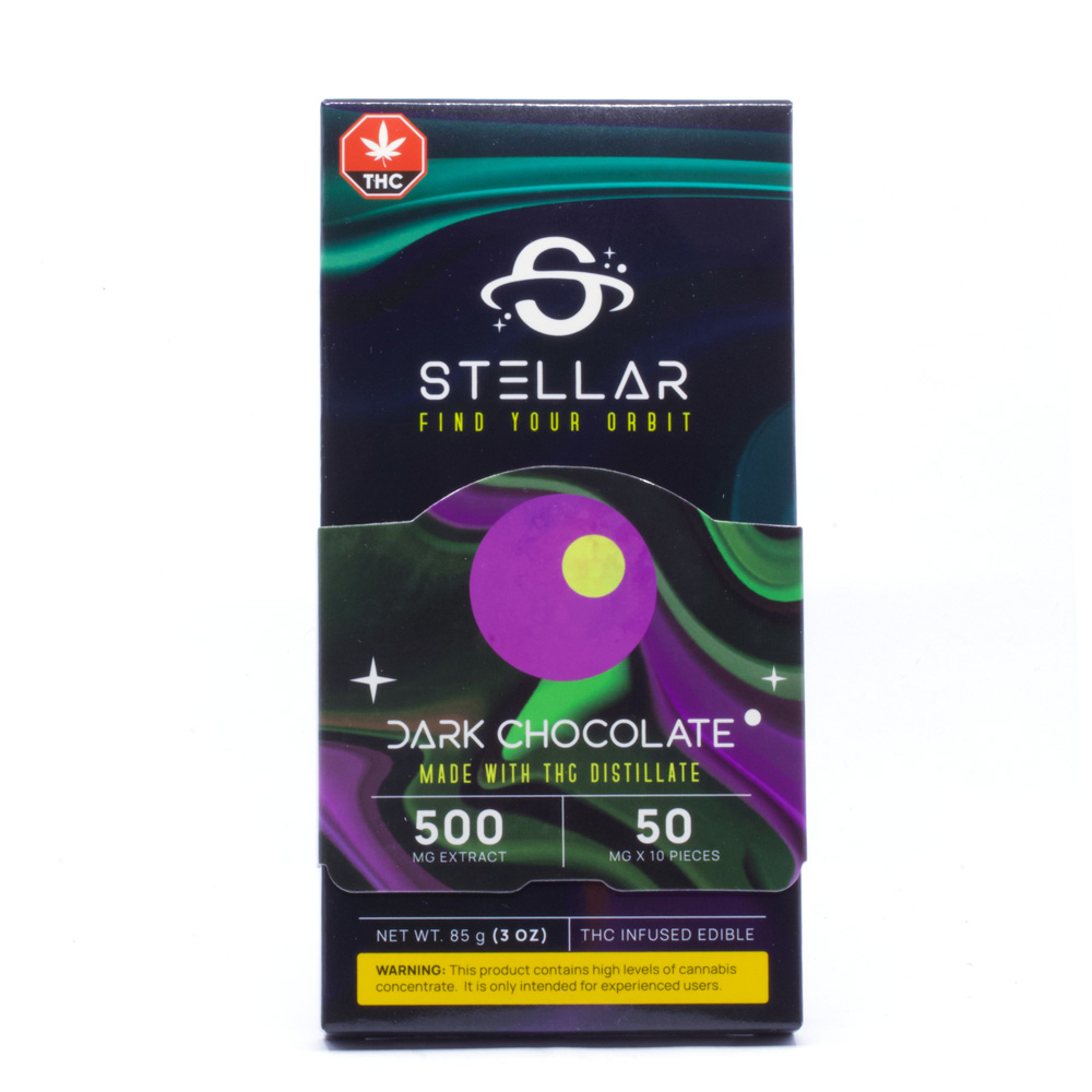 500mg THC Chocolate Bars by Stellar